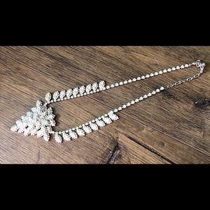 Stunning Vintage Multilayered Rhinestone Necklace